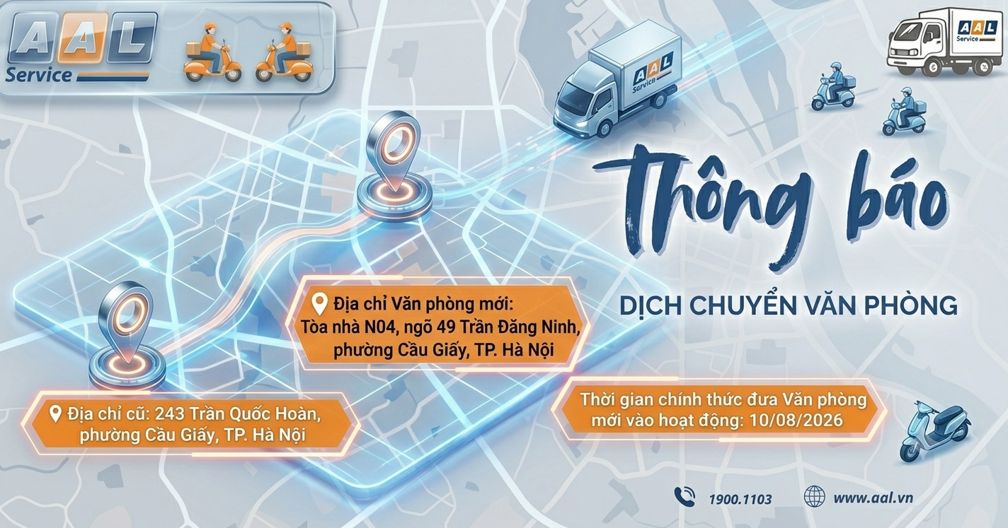 THÔNG BÁO DI CHUYỂN VĂN PHÒNG 243 TRẦN QUỐC HOÀN